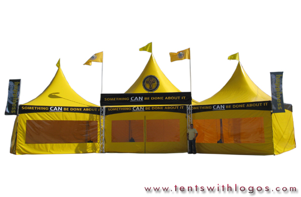 Custom High Peak Tent - Church of Scientology